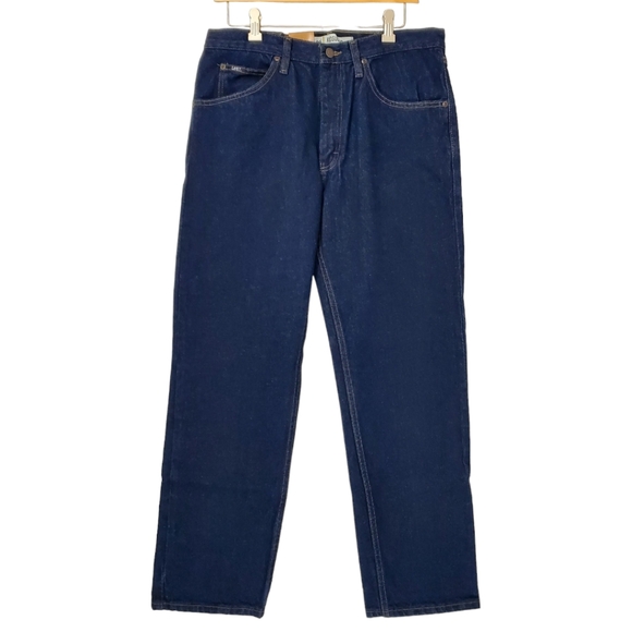 Lee Men's Regular Fit Straight Leg Blue Jeans Pepper Prewash 2008989 sz 34x30✨️ - Picture 5 of 9